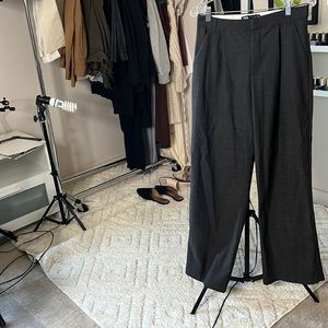 Zara wide leg plaid pants